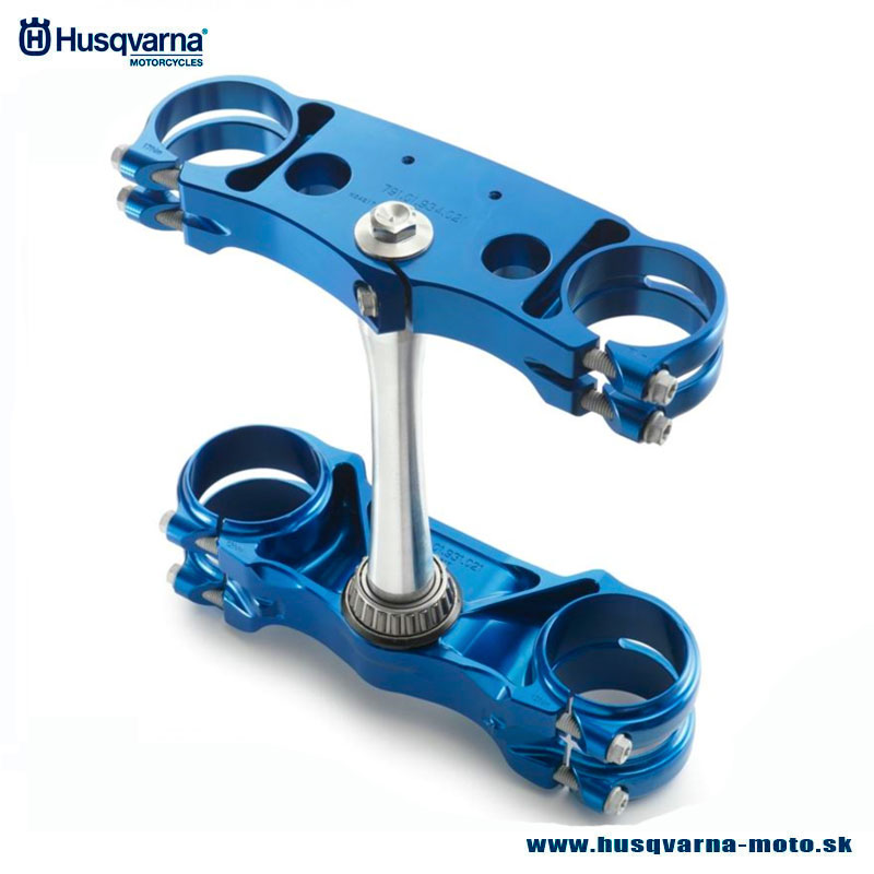 Husky power - Riadidlá a elektronika, Husqvarna Factory Triple clamp, modrá