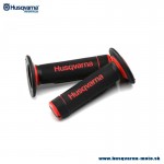 Husqvarna gripy, červeno šedá